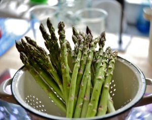 organic foods, asparagus, green, vegetables
