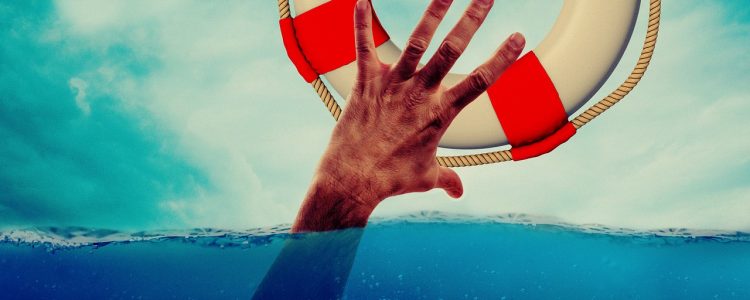 lifebuoy, hand, lake-4148444.jpg